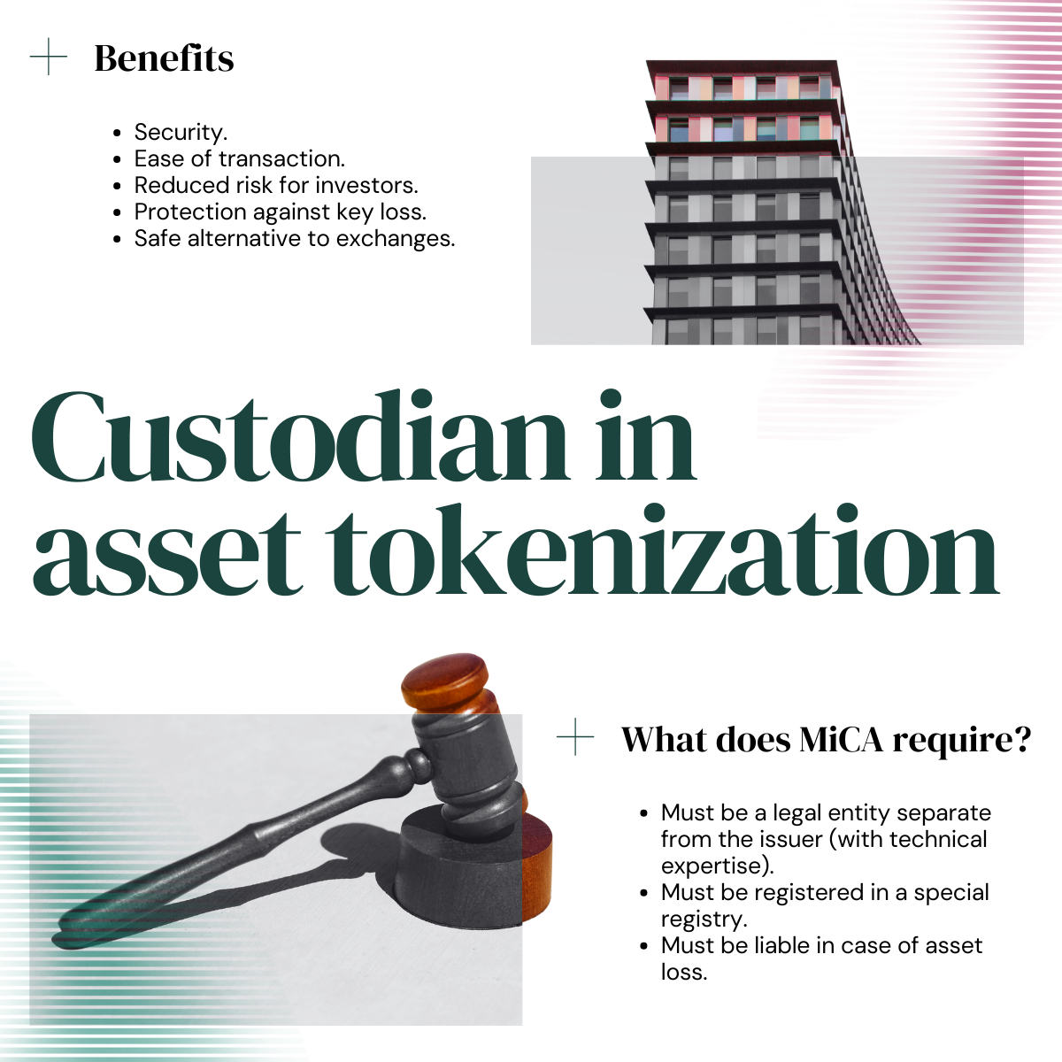 Custodian in asset tokenization