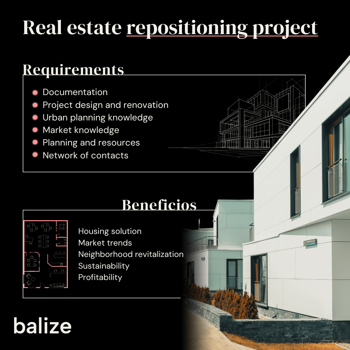 Real estate repositioning project