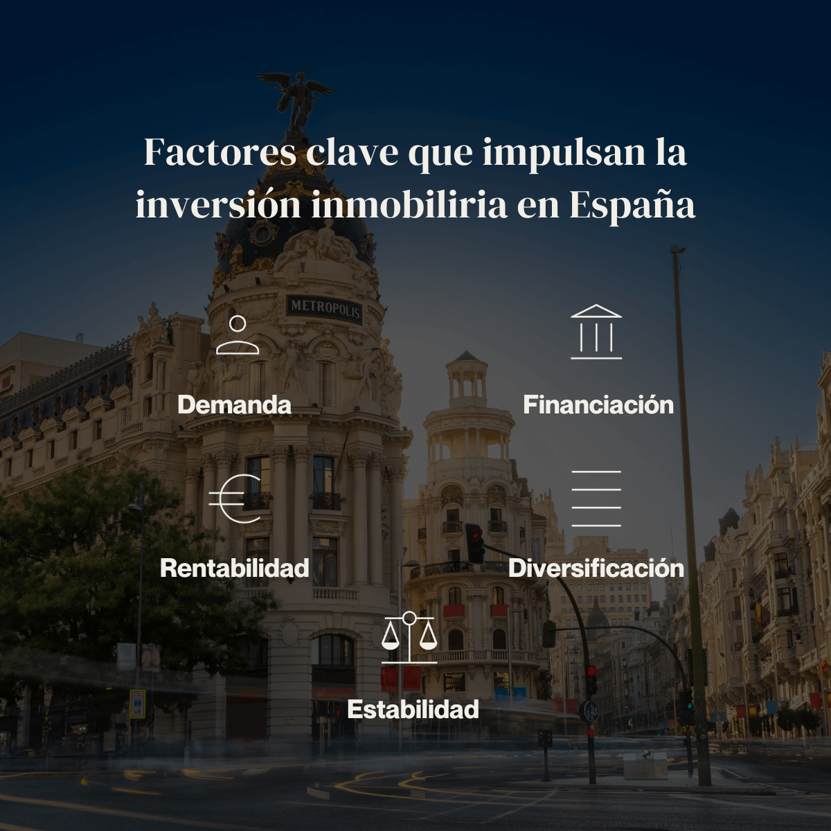 factores que incentivan la inversión inmobiliaria en España